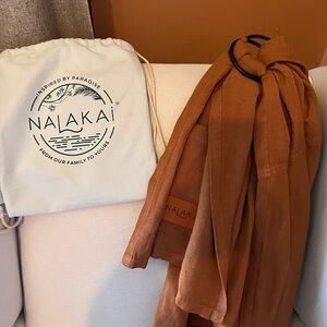 Nalakai Pura Vida Linen Pink Ring Sling